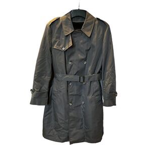 Botany 500 Men's Gray Trench Coat 40R